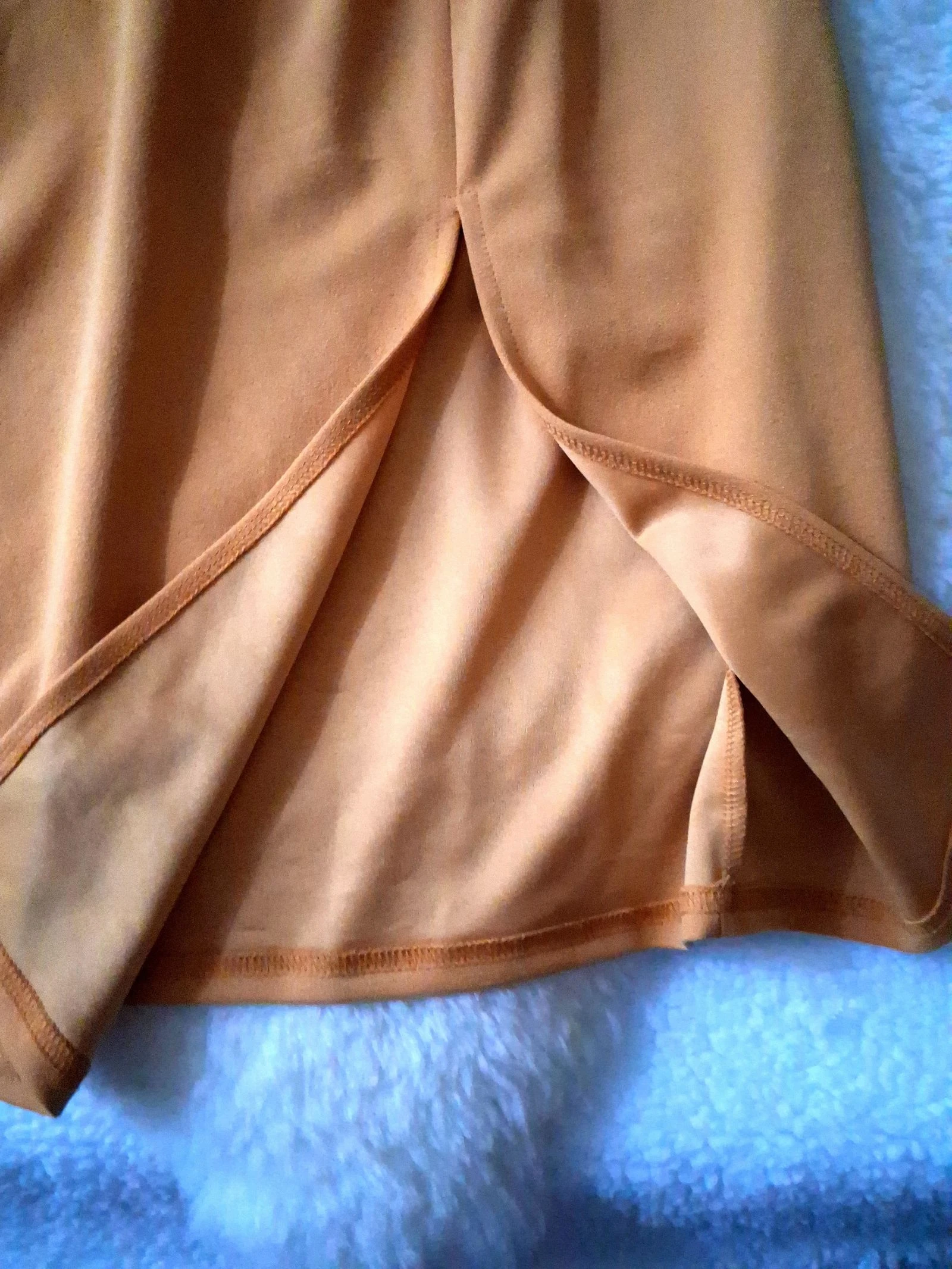 Light mustard-colored skirt size 42 – photo 4